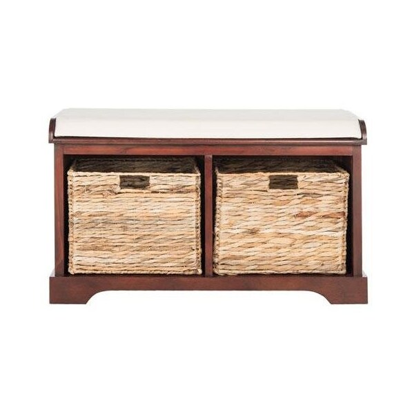 Safavieh Freddy Storage Bench- Cherry - 19.9 X 16.1 X 33.5 In. AMH5736E - main